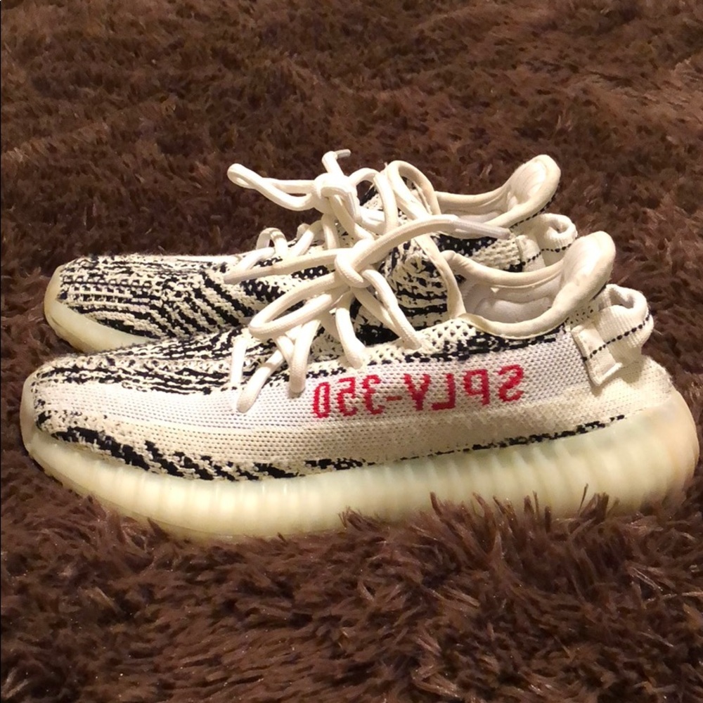 Zebra yeezys
